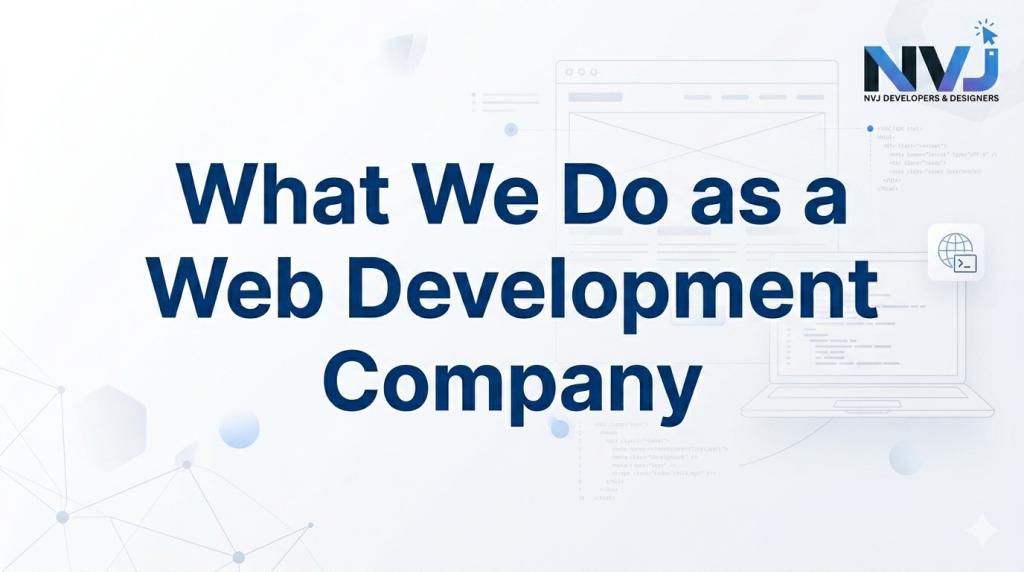 what we do as web development company