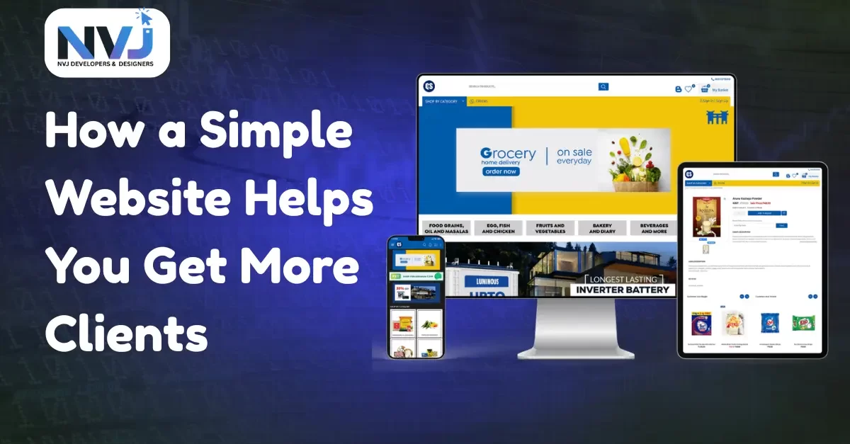 how a simple website helps you get more clients